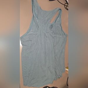 Lululemon Athletica Gray Asymmetrical Cut Out Tank Top